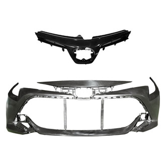Sherman® - 2-Piece (Front Bumper Cover, Grille) (CAPA Certified)