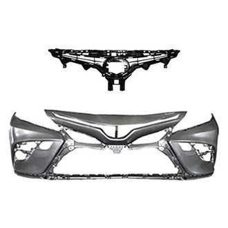 Sherman® - 2-Piece (Front Bumper Cover, Grille) (CAPA Certified)
