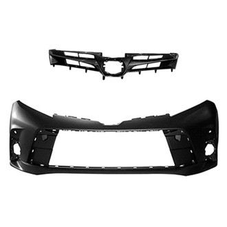 Sherman® - 2-Piece (Front Bumper Cover, Grille) (CAPA Certified)