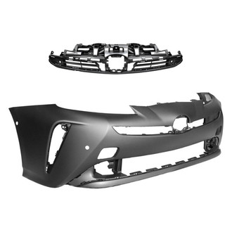 Sherman® - 2-Piece (Front Bumper Cover, Grille) (CAPA Certified)