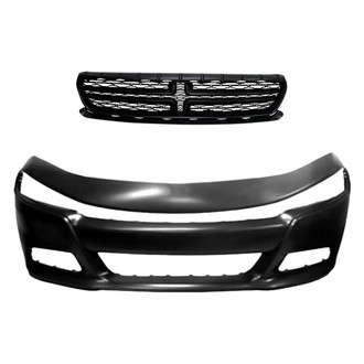 Sherman® - 2-Piece (Front Bumper Cover, Grille) (Value Line)