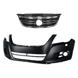 Sherman® - 2-Piece (Front Bumper Cover, Grille) (CAPA Certified)