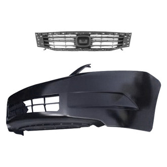 Sherman® - 2-Piece (Front Bumper Cover, Grille) (Value Line)
