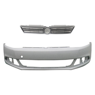 Sherman® - 2-Piece (Front Bumper Cover, Grille) (CAPA Certified)