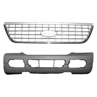 Sherman® - 2-Piece (Front Bumper Cover, Grille) (Value Line)