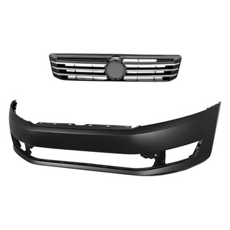 Sherman® - 2-Piece (Front Bumper Cover, Grille) (CAPA Certified)