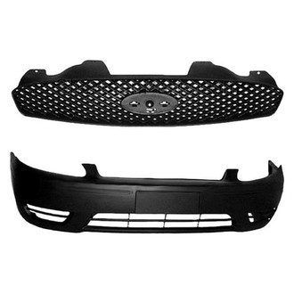 Sherman® - 2-Piece (Front Bumper Cover, Grille) (Value Line)