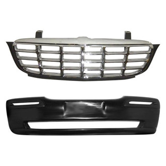 Sherman® - 2-Piece (Front Bumper Cover, Grille) (Value Line)