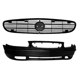 Sherman® BNDL-232081 - 2-Piece (Front Bumper Cover, Grille) (Value Line)