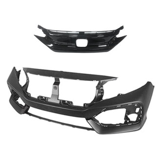 Sherman® - 2-Piece (Front Bumper Cover, Grille) (Value Line)