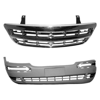 Sherman® - 2-Piece (Front Bumper Cover, Grille) (Value Line)