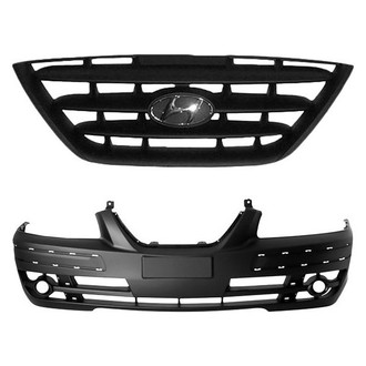 Sherman® - 2-Piece (Front Bumper Cover, Grille) (Value Line)