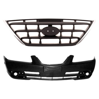 Sherman® - 2-Piece (Front Bumper Cover, Grille) (Value Line)