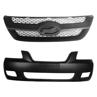 Sherman® - 2-Piece (Front Bumper Cover, Grille) (Value Line)