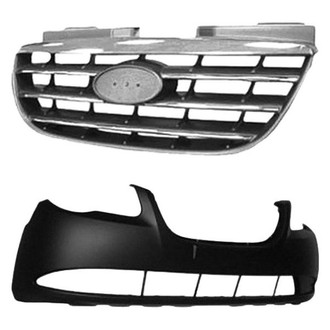 Sherman® - 2-Piece (Front Bumper Cover, Grille) (Value Line)
