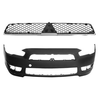 Sherman® BNDL-232589 - 2-Piece (Front Bumper Cover, Grille) (Value Line)