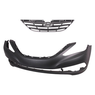 Sherman® - 2-Piece (Front Bumper Cover, Grille) (Value Line)
