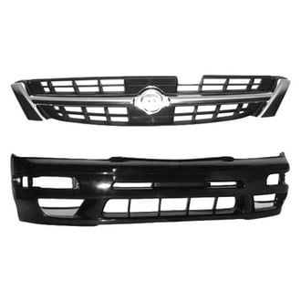 Sherman® BNDL-232700 - 2-Piece (Front Bumper Cover, Grille) (Value Line)