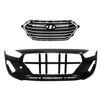 Sherman® - 2-Piece (Front Bumper Cover, Grille) (Value Line)
