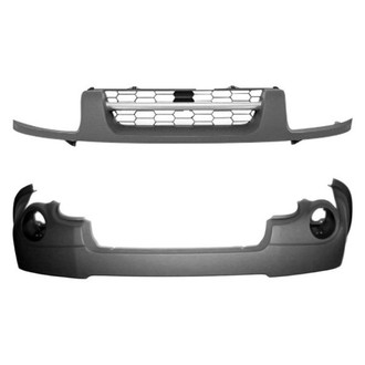 Sherman® BNDL-232746 - 2-Piece (Front Bumper Cover, Grille) (Value Line)