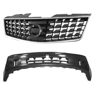 Sherman® - 2-Piece (Front Bumper Cover, Grille) (Value Line)