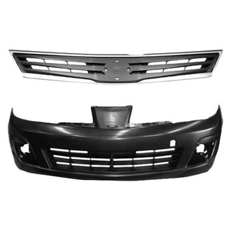 Sherman® - 2-Piece (Front Bumper Cover, Grille) (Value Line)