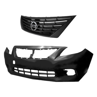 Sherman® - 2-Piece (Front Bumper Cover, Grille) (Value Line)