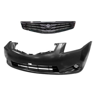 Sherman® BNDL-232821 - 2-Piece (Front Bumper Cover, Grille) (Value Line)