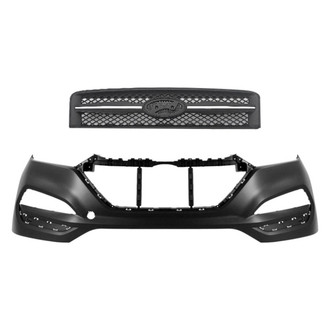 Sherman® - 2-Piece (Front Bumper Cover, Grille) (Value Line)