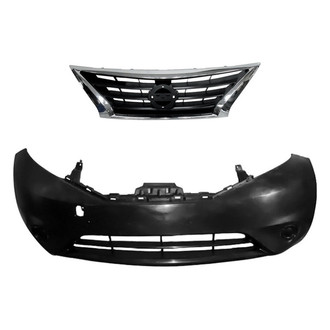 Sherman® - 2-Piece (Front Bumper Cover, Grille) (Value Line)