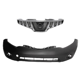 Sherman® BNDL-233136 - 2-Piece (Front Bumper Cover, Grille) (Value Line)