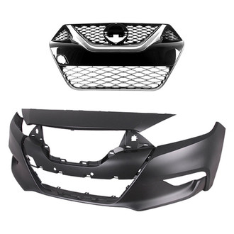 Sherman® - 2-Piece (Front Bumper Cover, Grille) (Value Line)