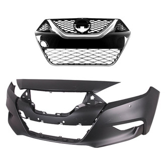 Sherman® - 2-Piece (Front Bumper Cover, Grille) (Value Line)
