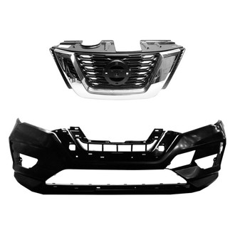 Sherman® - 2-Piece (Front Bumper Cover, Grille) (Value Line)