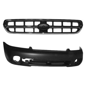 Sherman® - 2-Piece (Front Bumper Cover, Grille) (Value Line)