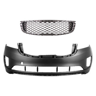 Sherman® - 2-Piece (Front Bumper Cover, Grille) (Value Line)