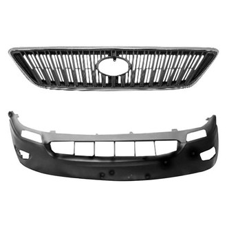 Sherman® - 2-Piece (Front Bumper Cover, Grille) (Value Line)