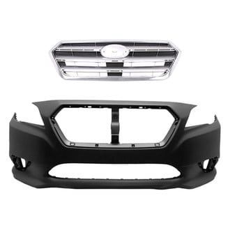Sherman® BNDL-233341 - 2-Piece (Front Bumper Cover, Grille) (Value Line)