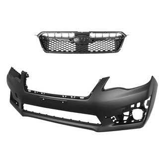 Sherman® - 2-Piece (Front Bumper Cover, Grille) (Value Line)