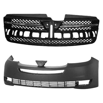 Sherman® - 2-Piece (Front Bumper Cover, Grille) (Value Line)