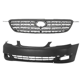 Sherman® - 2-Piece (Front Bumper Cover, Grille) (Value Line)