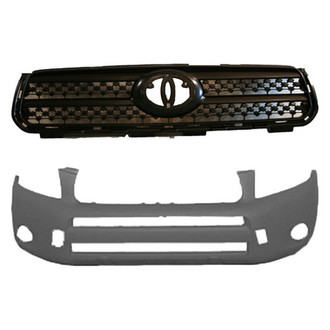 Sherman® - 2-Piece (Front Bumper Cover, Grille) (Value Line)