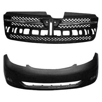 Sherman® - 2-Piece (Front Bumper Cover, Grille) (Value Line)