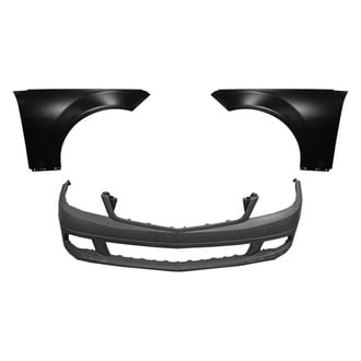 Sherman® BNDL-241772 - 3-Piece (Front Bumper Cover, Driver and Passenger Side Fender) (Value Line)