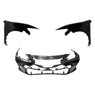 Sherman® - 3-Piece (Front Bumper Cover, Driver and Passenger Side Fender) (Value Line)