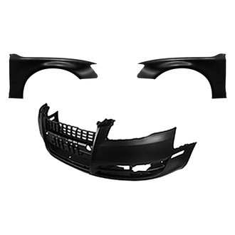 Sherman® - 3-Piece (Front Bumper Cover, Driver and Passenger Side Fender) (Value Line)