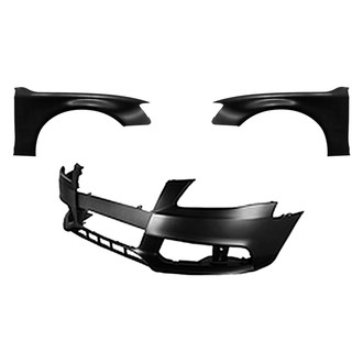 Sherman® - 3-Piece (Front Bumper Cover, Driver and Passenger Side Fender) (Value Line)