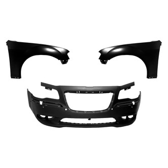 Sherman® - 3-Piece (Front Bumper Cover, Driver and Passenger Side Fender) (Value Line)