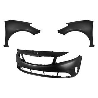 Sherman® - 3-Piece (Front Bumper Cover, Driver and Passenger Side Fender) (Value Line)