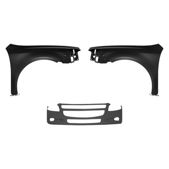 Sherman® - 3-Piece (Front Bumper Cover, Driver and Passenger Side Fender) (Value Line)